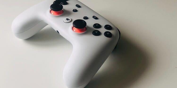 white xbox one game controller