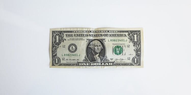 1 U.S. dollar banknote