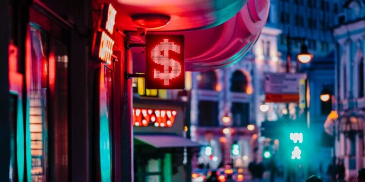 people walking on street during night time