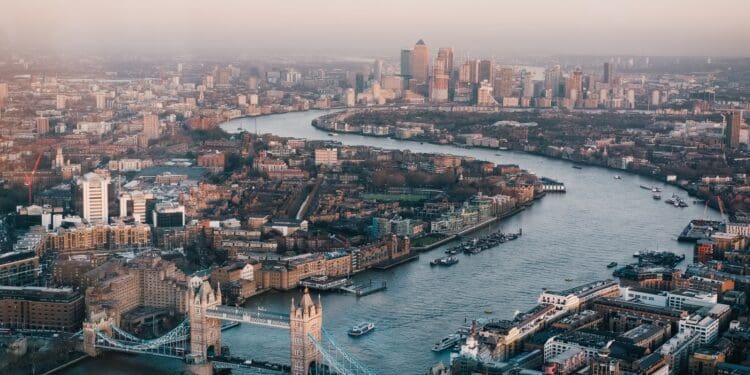 aerial photography of London skyline during daytime
