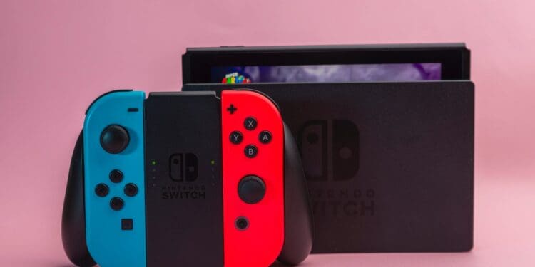 red and black nintendo switch