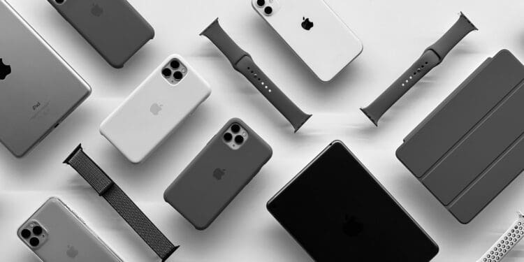 black ipad and white iphone 5 c