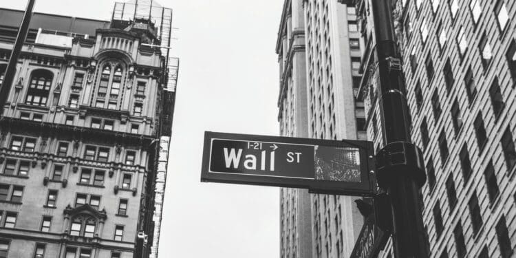 grayscale photo of 1-21 Wall street signage