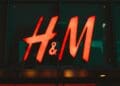 H&M neon signage