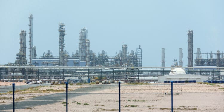 MAY 14, 2018 — RUWAIS, UAE: Official visit of The ADNOC Ruwais Industrial Complex, in Western UAE.