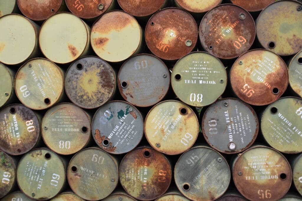 Colorful Oil Barrels