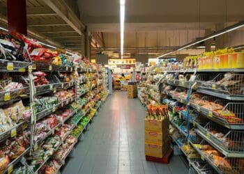 Food Aisle on Supermarket