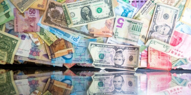 10 and one 10 us dollar bill