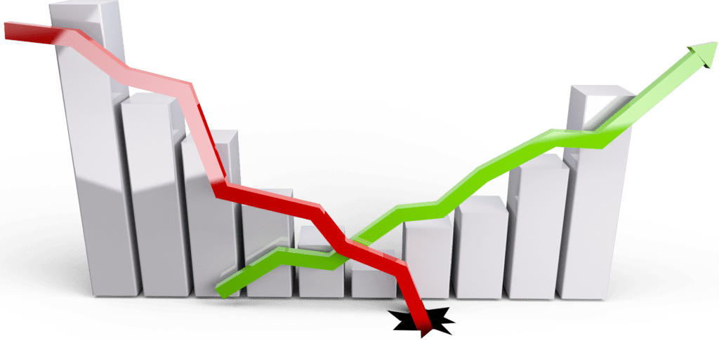 graph, growth, progress