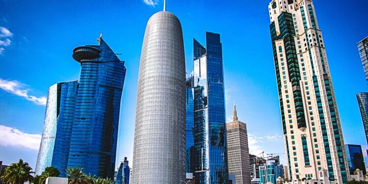 gray and white high-rise buildings