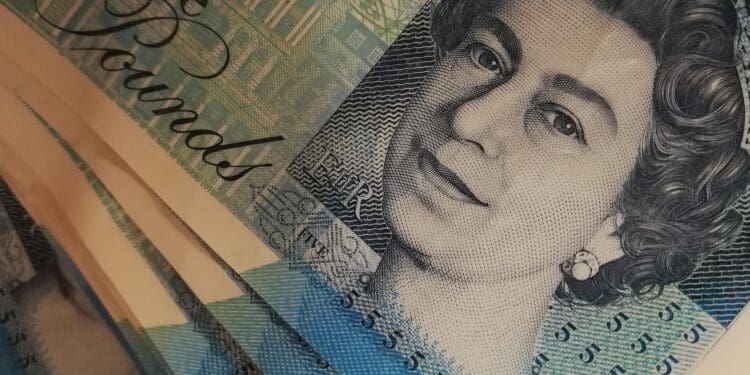 pounds, money, cash register