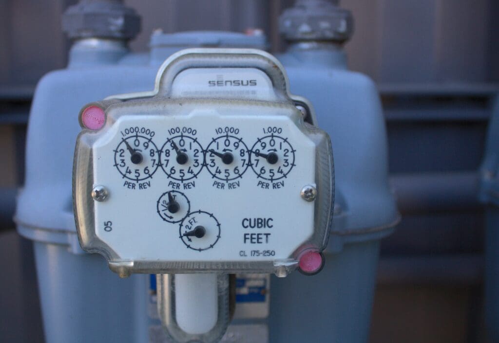 Restaurant utility meter