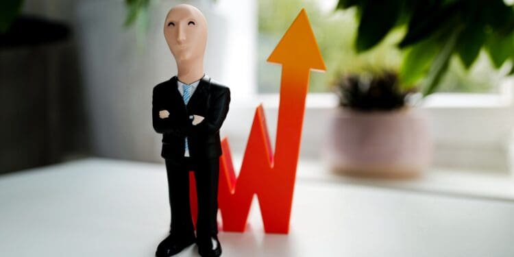 Stonks meme figure