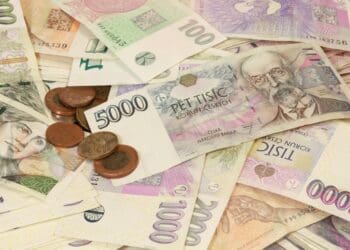 the czech crown, money, currency