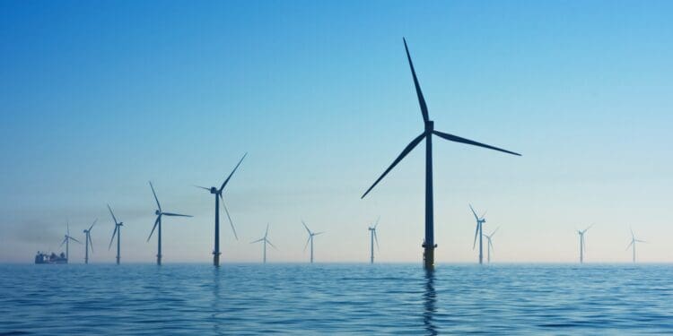 white electic windmill