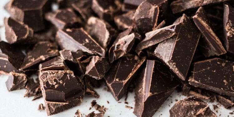 chopped chocolate