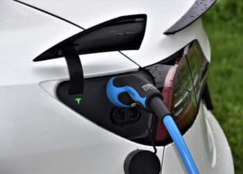 e-car station charger, Tesla automobile