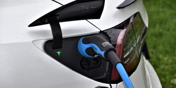 e-car station charger, Tesla automobile