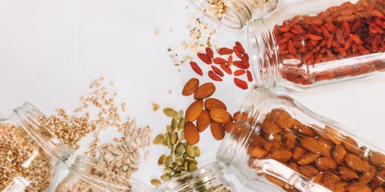 I shot this after a huge clear out of my pantry. Is there anything more satisfying? I cleaned a whole heap of jars and popped all my pantry staples in them. I was writing a blog post on said “pantry staples” and this was created.