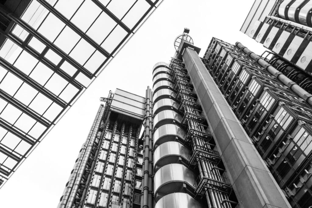 Lloyd's building in London, England.