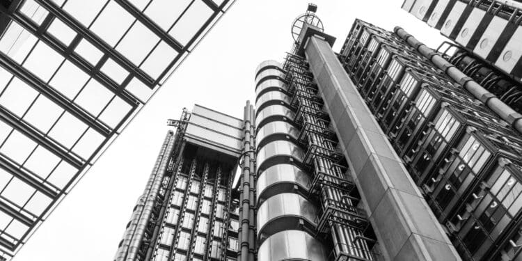 Lloyd's building in London, England.
