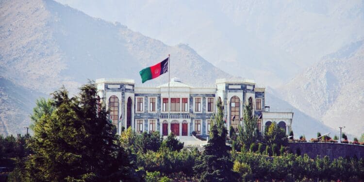 Paghman castle in Kabul Afghanistan.