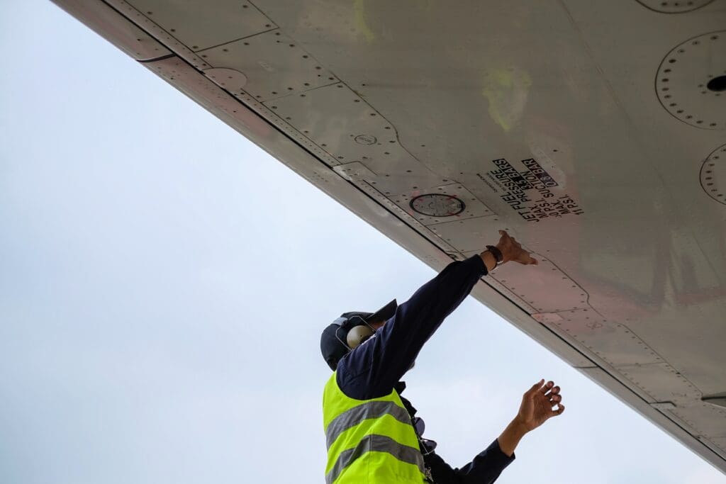 Regular days when engineer take an refuelling.