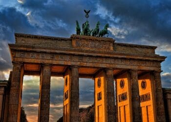 Sunset in Berlin