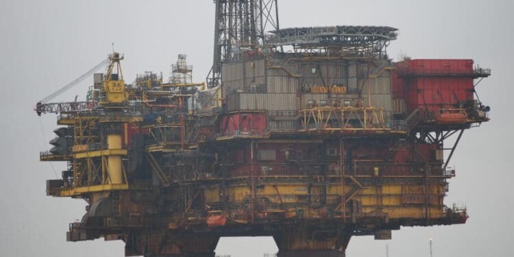 This platform had been in the North Sea along with many other rigs. My son-in-law worked on this rig during it’s decomissioning. It ended up at the Able UK port in Hartlepool, ready for dismantling.