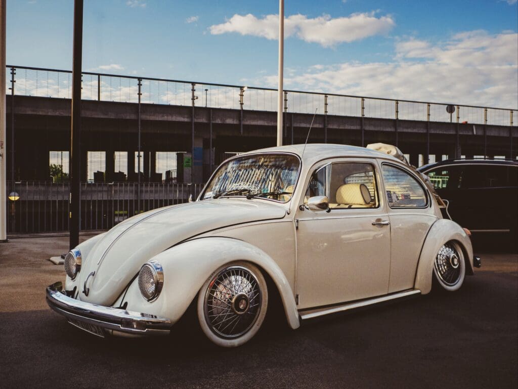 Yeah, it’s a little warm but couldn’t resist - it fits this old beetle so well