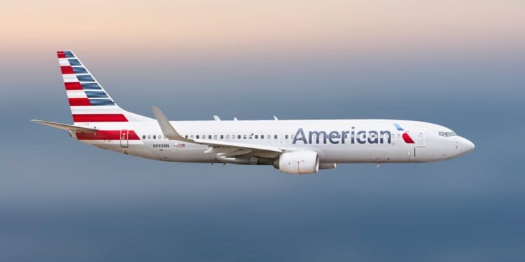 American Airline’s Boeing 738