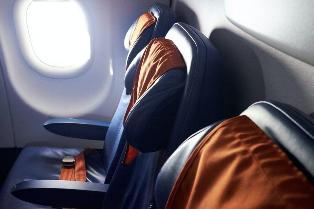 empty airplane seats