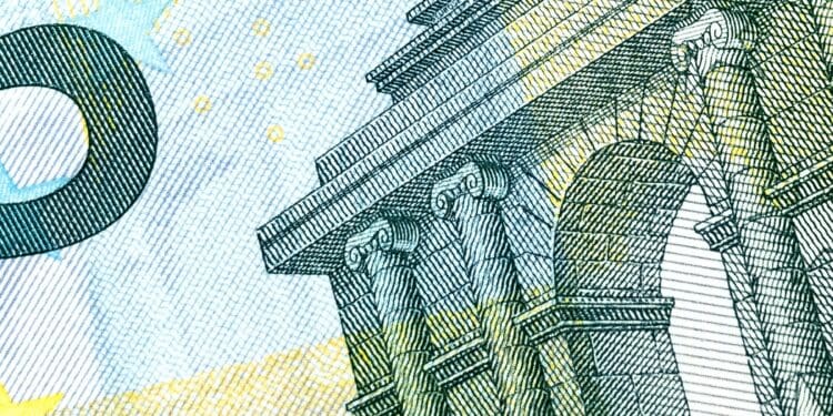 Five euro note close-up