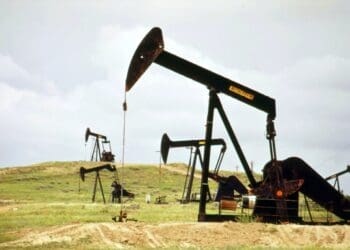 Jun. 1973: Oil wells near Teapot Dome, Wyoming (Boyd Norton / Documerica)