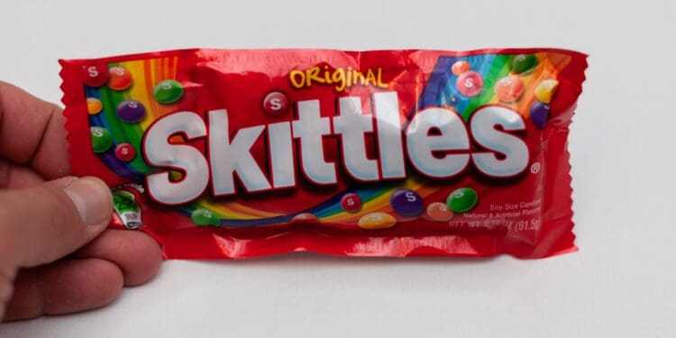 Skittles candy pack