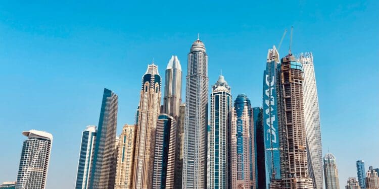 United Arabia Emirates DubaiBiggest Bildings Beautiful view