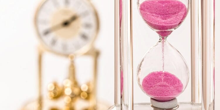 hourglass, clock, time