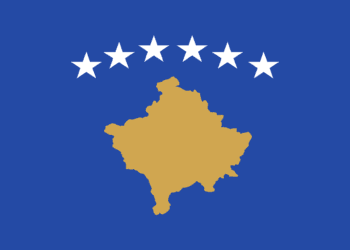 kosovo, flag, national flag