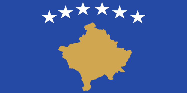 kosovo, flag, national flag
