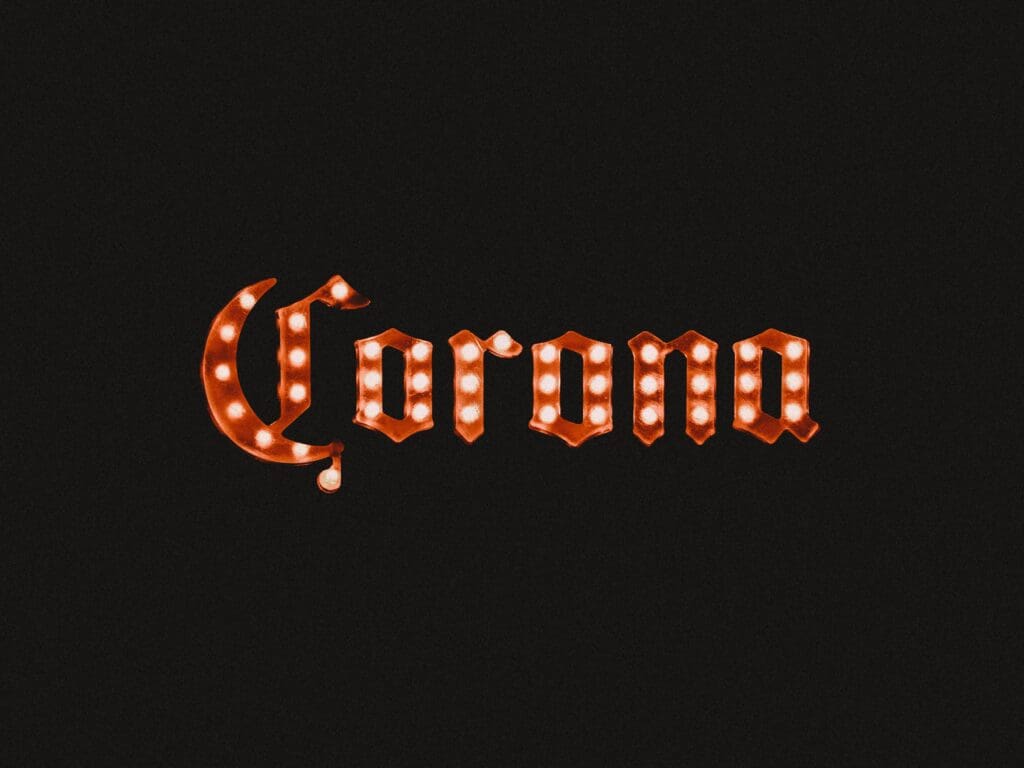 orange and white love me neon light signage