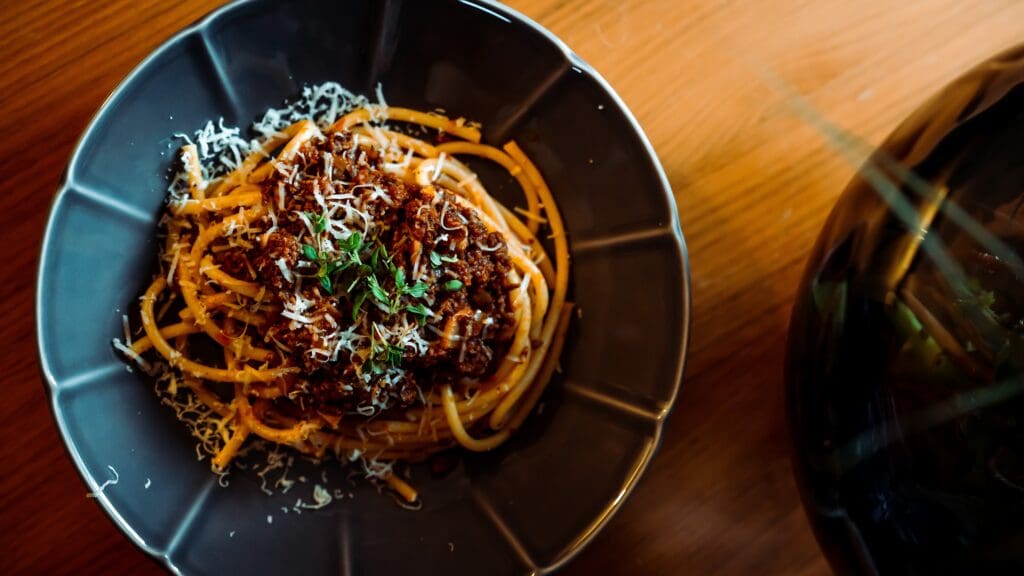 Pasta Bolognese for dinner, what else do you need?