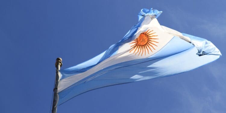 sky, blue, flag