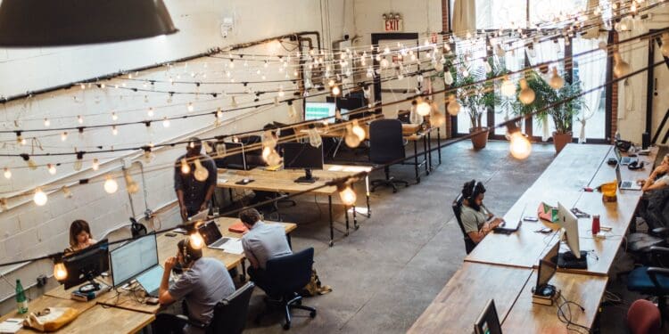 Taking during a brief stint as a member at one of Brooklyn's coolest coworking spaces, Bat Haus (https://www.bathaus.com/). Friendly community, regular events, and a beautiful space.