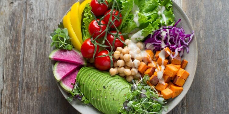 Vegan salad bowl