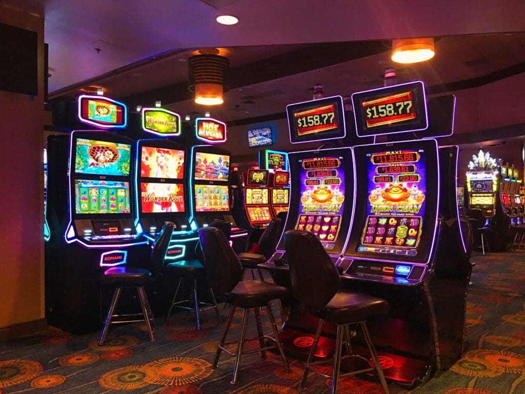 An empty casino floor in Aruba
