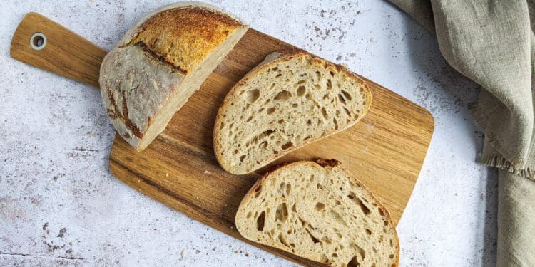 brown bread on brown wooden chopping board