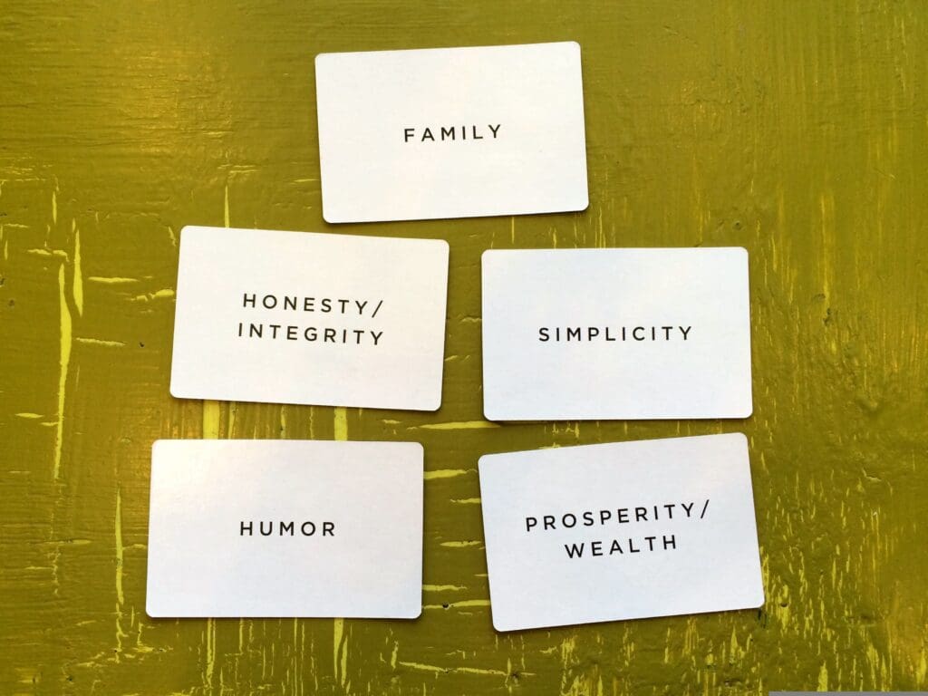 cards, priorities, importance