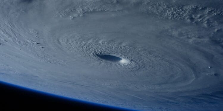 Giant Hurricane Space