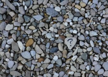 gray and brown stones on gray ground