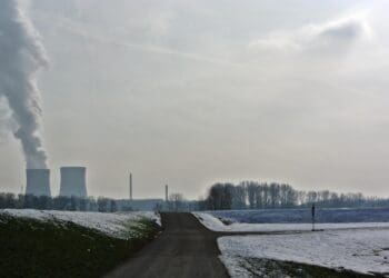 nuclear power plant, cooling tower, power plant